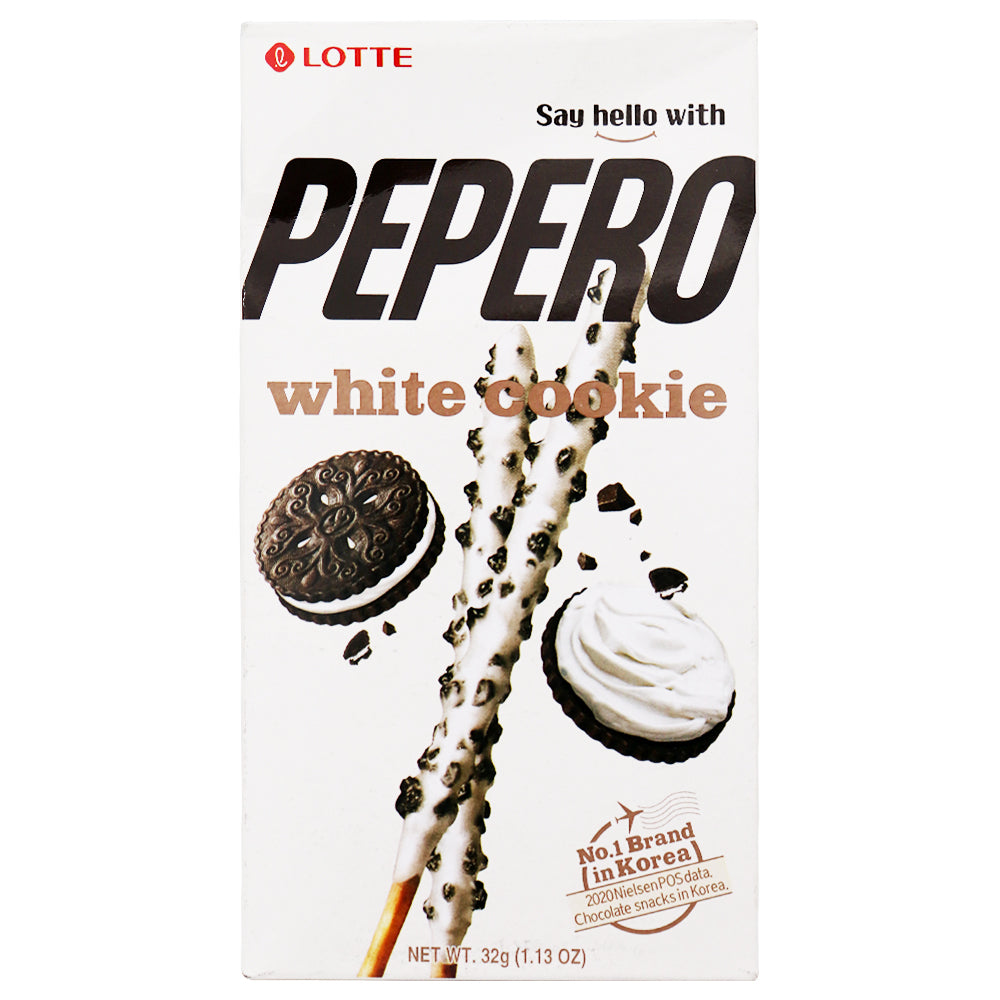 Pepero de Chocolate Blanco y Galleta - Global Gourmet Market